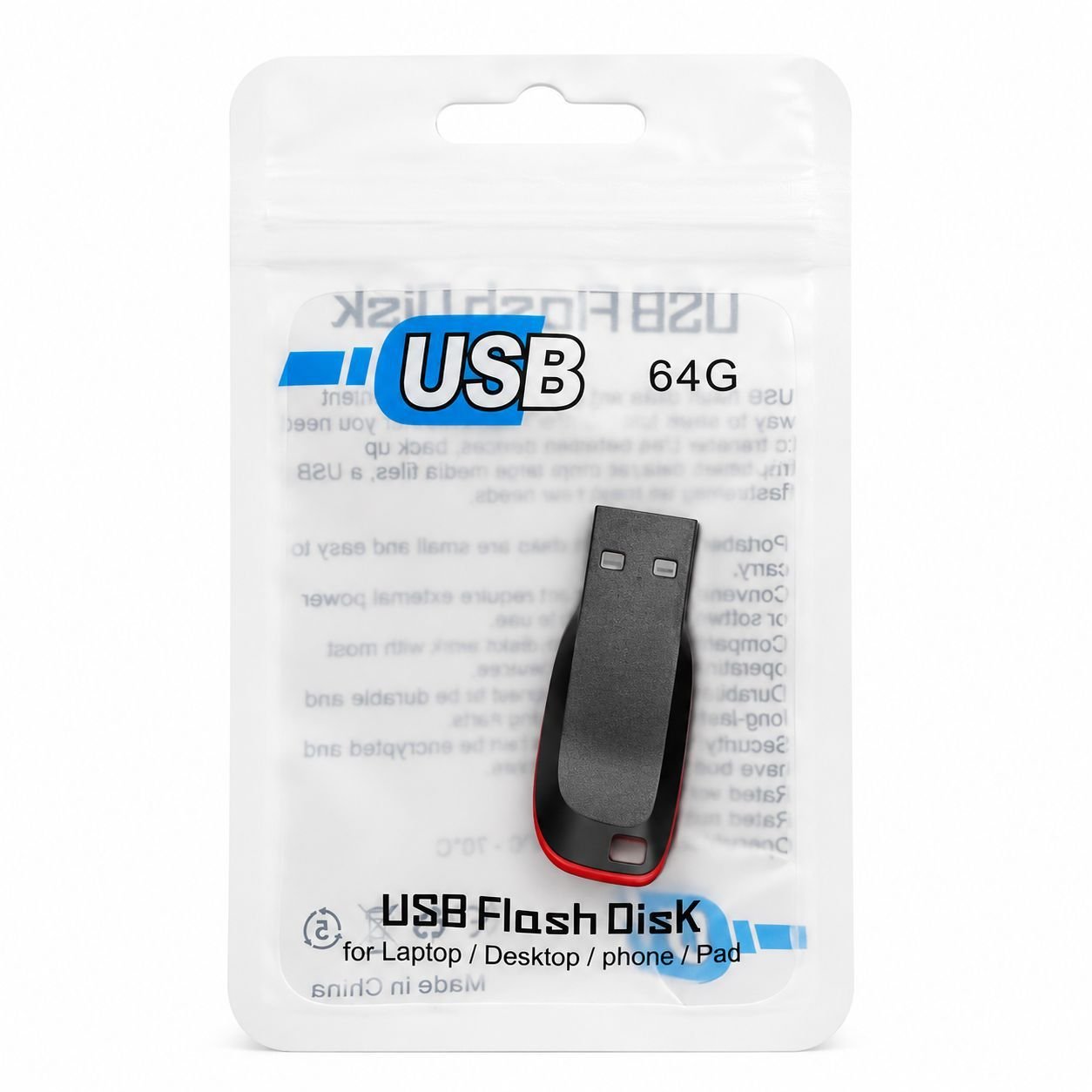 Memoria Usb 64gb Pendrive Usb 2.0 Almacenamiento Portátil
