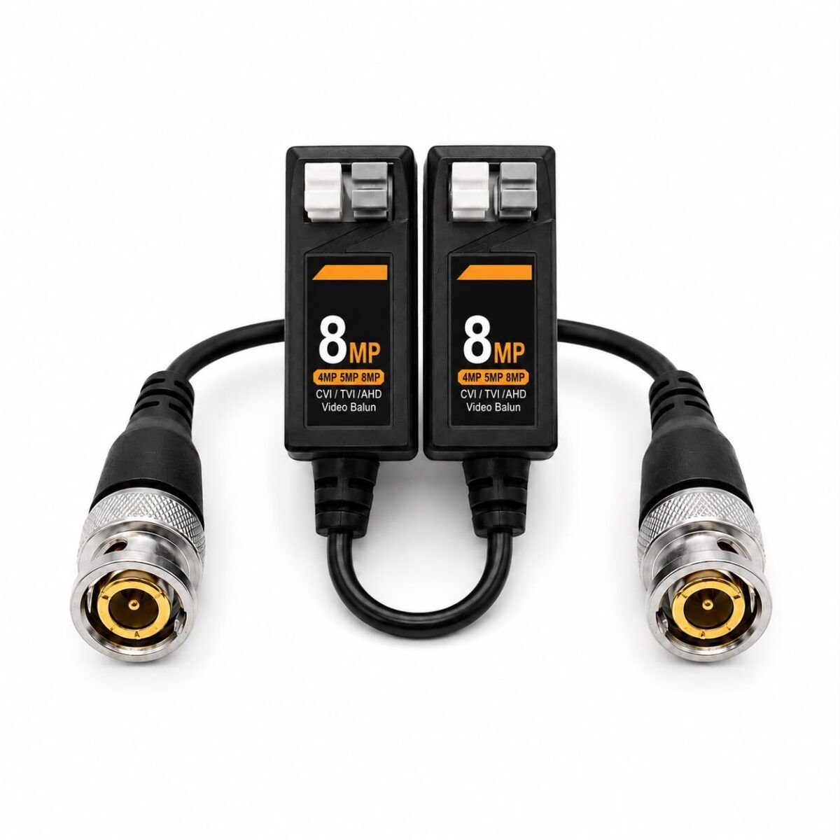 Video Balun Pasivo Hd 8mp Cámaras Seguridad Cctv Ahd Tvi Cvi