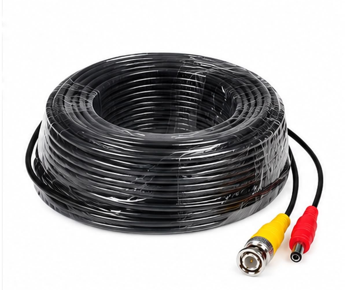 Cable Armado Bnc Dc Alimentacion Para Camara Cctv 18 Mts - Imagen 3