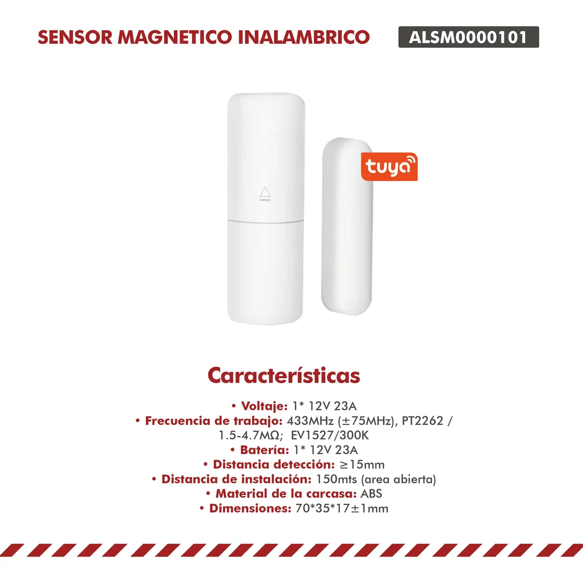 Sensor Magnetico Inalambrico Wifi Puerta Ventana - Imagen 5