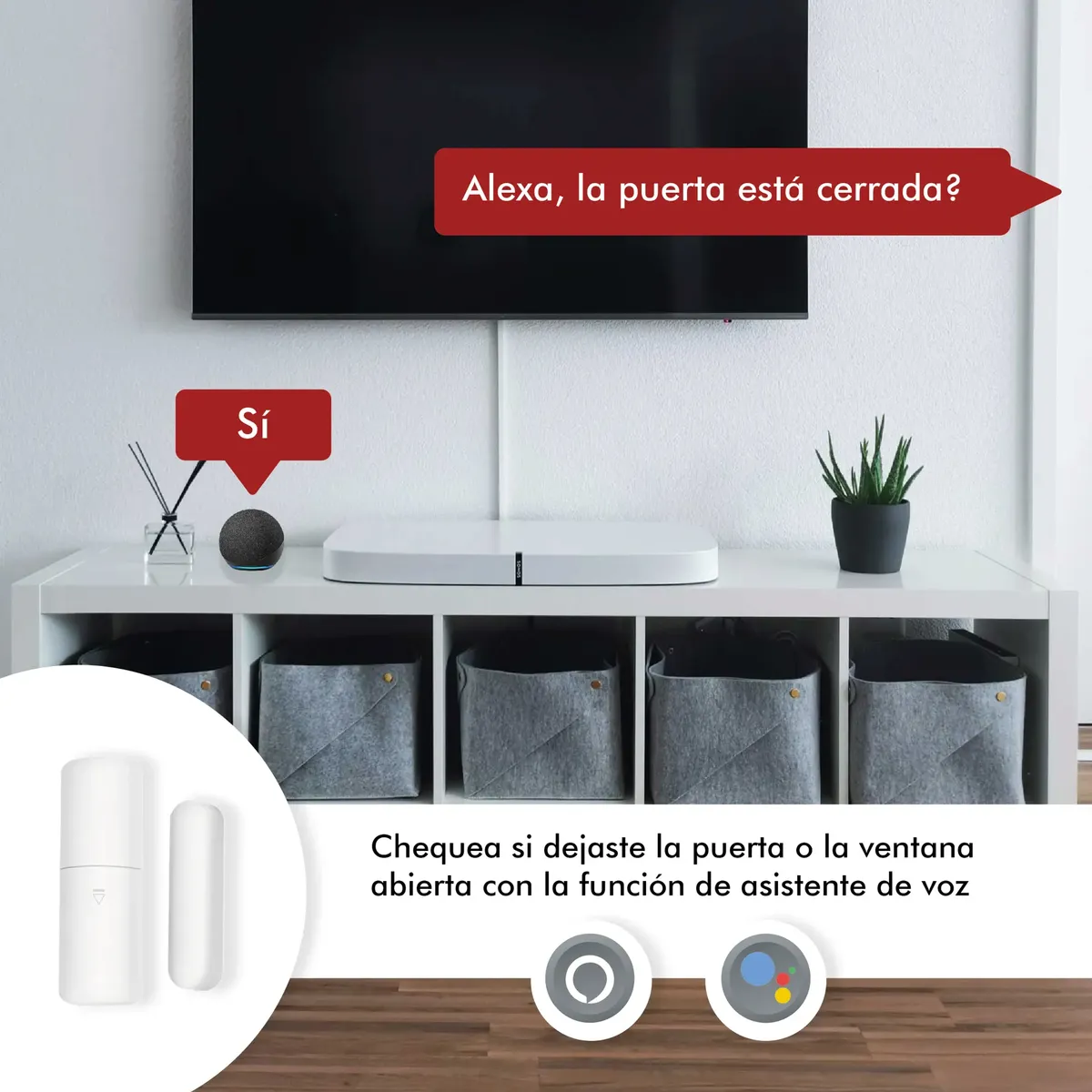 Sensor Magnetico Inalambrico Wifi Puerta Ventana - Imagen 3