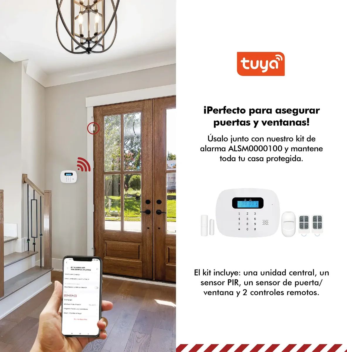 Sensor Magnetico Inalambrico Wifi Puerta Ventana - Imagen 4