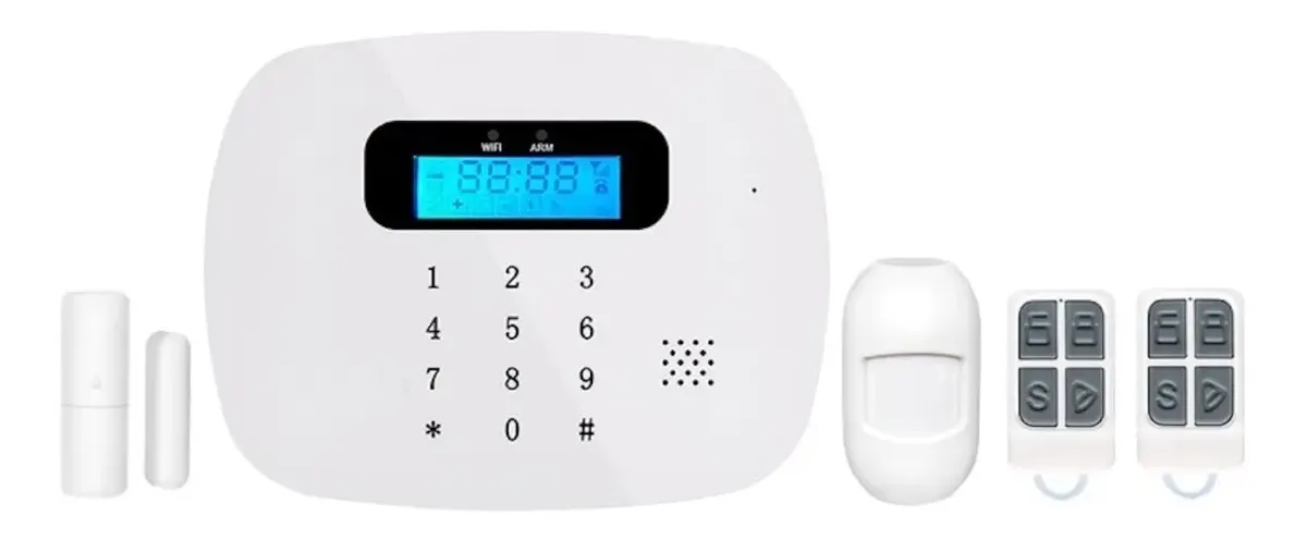 Kit Alarma Wifi Smart Inalámbrica 24 Zonas Ficatto