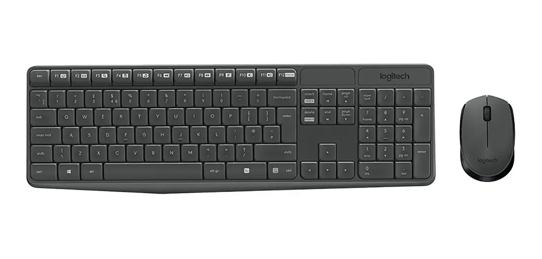 Teclado Y Mouse Logitech Mk235 Inalambrico Pc Notebook