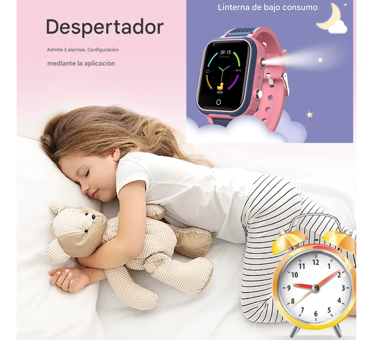 Smartwatch Hipercom 4g Lte Sport Para Niños - Imagen 8