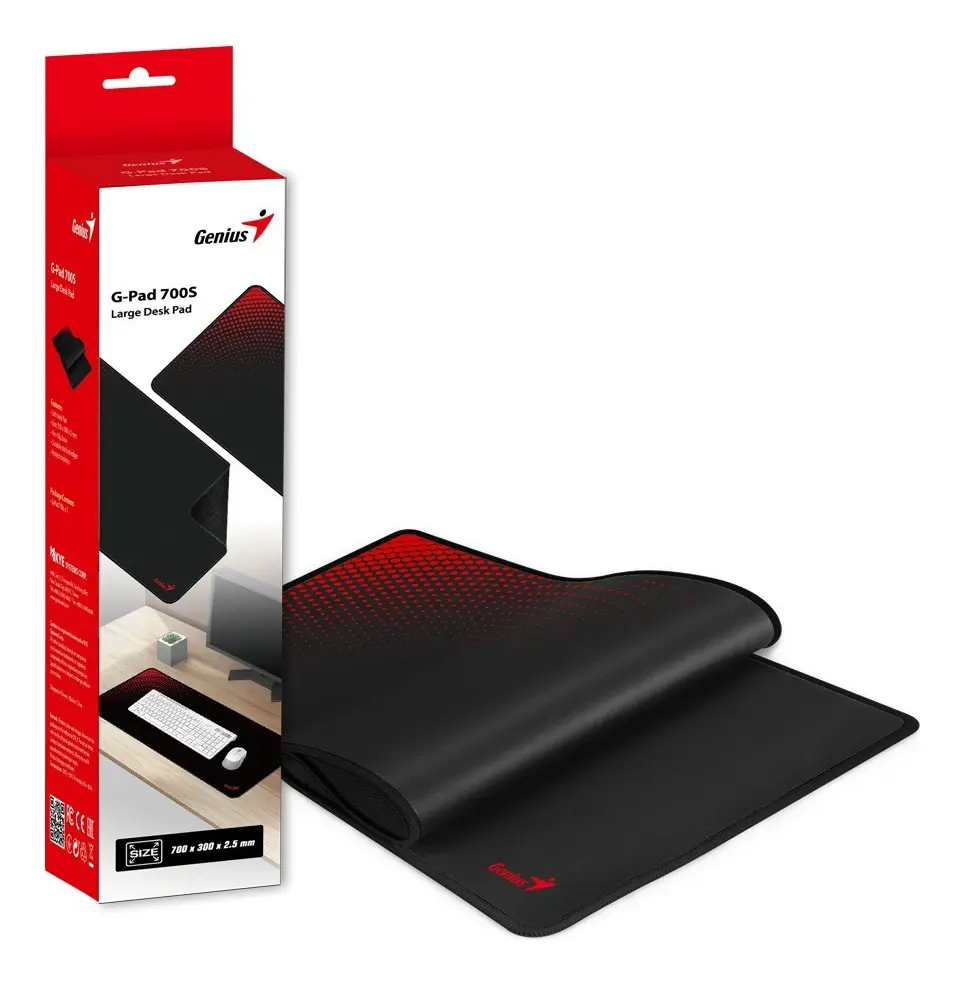 Mouse Pad Genius Xl G-pad 700s Antideslizante Bordes Cosidos - Imagen 3