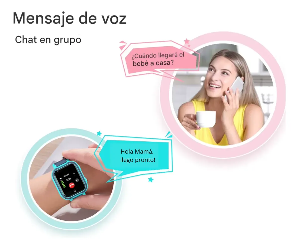 Smartwatch Hipercom 4g Lte Sport Para Niños - Imagen 3
