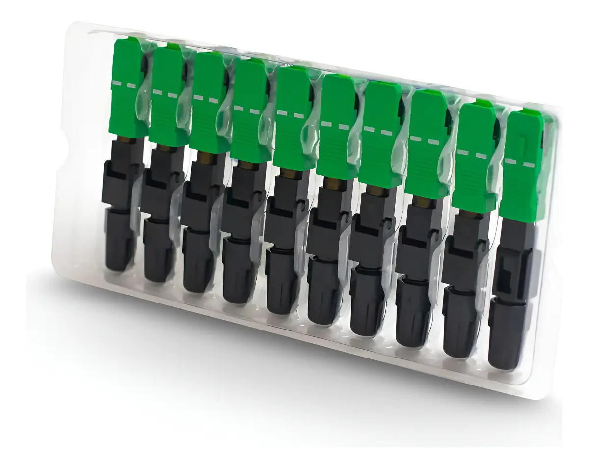 Conectores Rapido Fibra Optica x10 Unidades