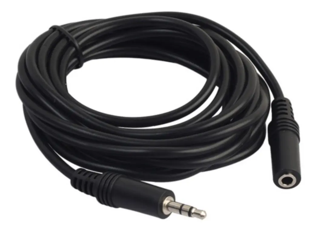 Cable Armado 3,5 Estéreo A Hembra 3.5 Estéreo 8m - Imagen 3