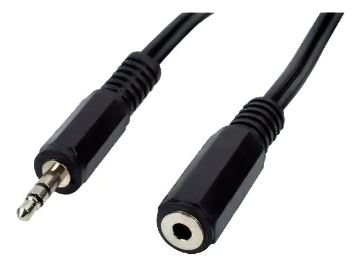 Cable Armado 3,5 Estéreo A Hembra 3.5 Estéreo 8m